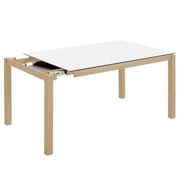 Mesa extensible de cristal Zulema - Imagen 1