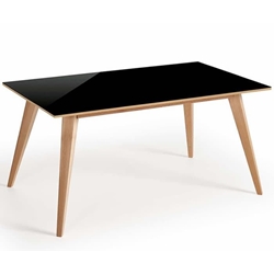 Mesa fija de cristal Nora - Imagen 1